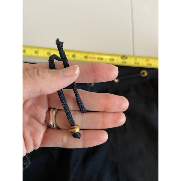 St John Sport Capri Pants Medium Santana Knit Fashion Fit Pull On drawstring - Picture 8 of 10